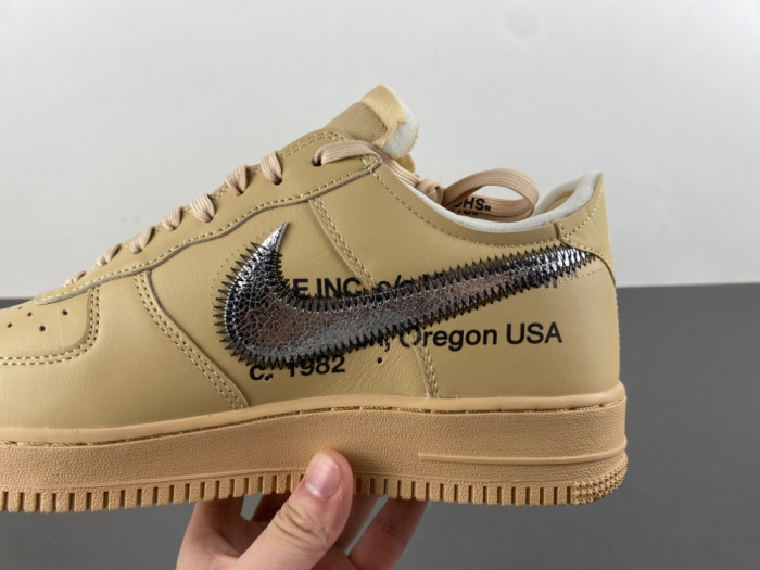 Off-White x Nike Air Force 1 Low “Sesame” FD6900-200