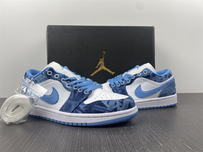 air jordan 1 low washed denim dm8947-100