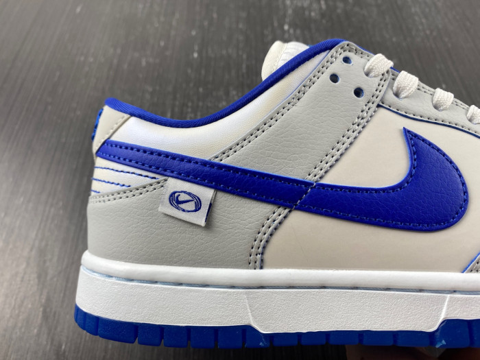 nike dunk low worldwide white royal blue fb1841-110