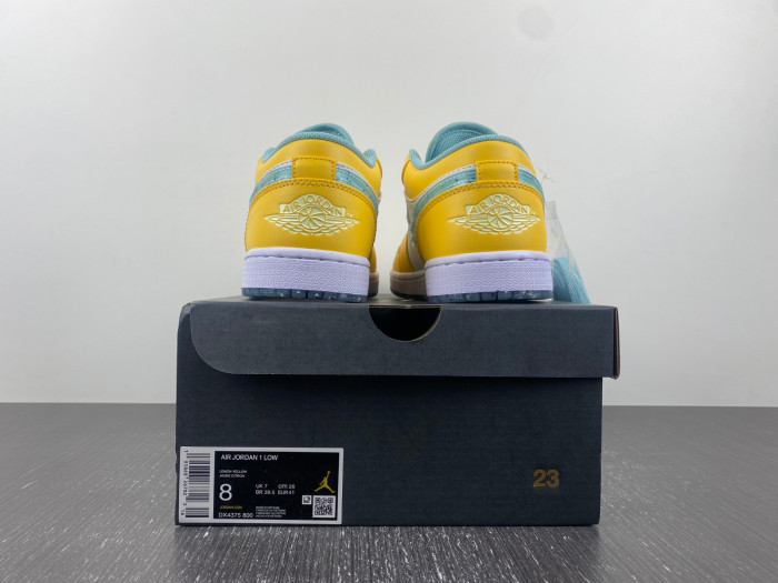 air jordan 1 low yellow white grind dx4375-800