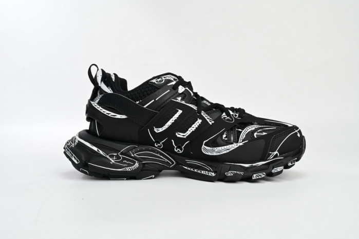 Ba*len*cia*ga tess s.black black-and-white painting 542023 w3sr2 2315