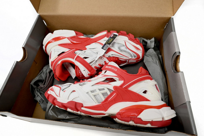 belanciaga Track 2 Sneaker Military Black White Red 568615 W2GN3 1293