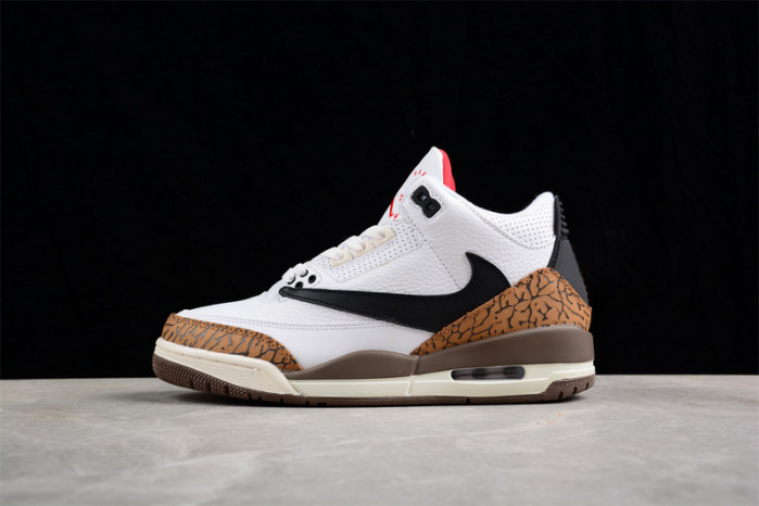 travis scott x nike air jordan 3 “tan brown”