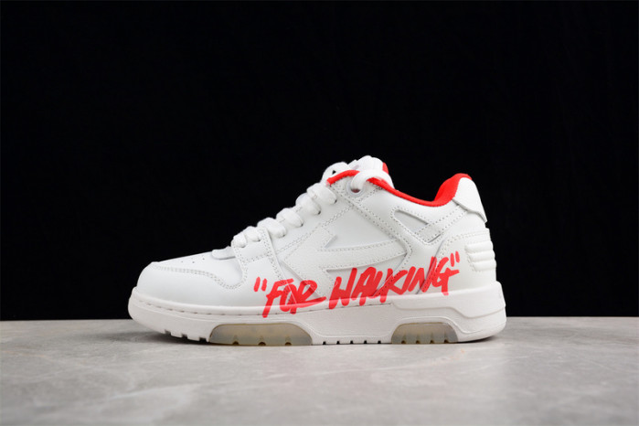 off-white out of office leather sneakers