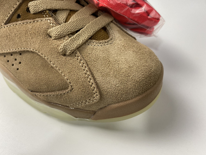 travis scott air jordan 6 british khaki dh0690-200