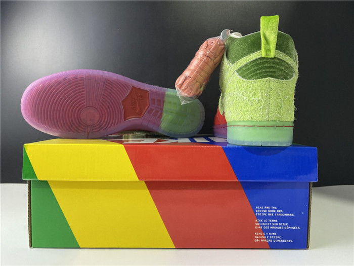 nike sb dunk high strawberry cough - cw7093-600