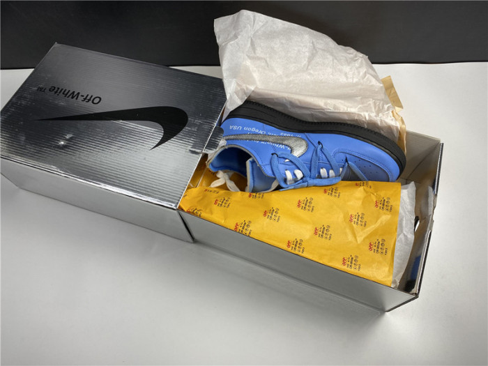 off-white x nike air force 1’07"mca blue" ck0866-401