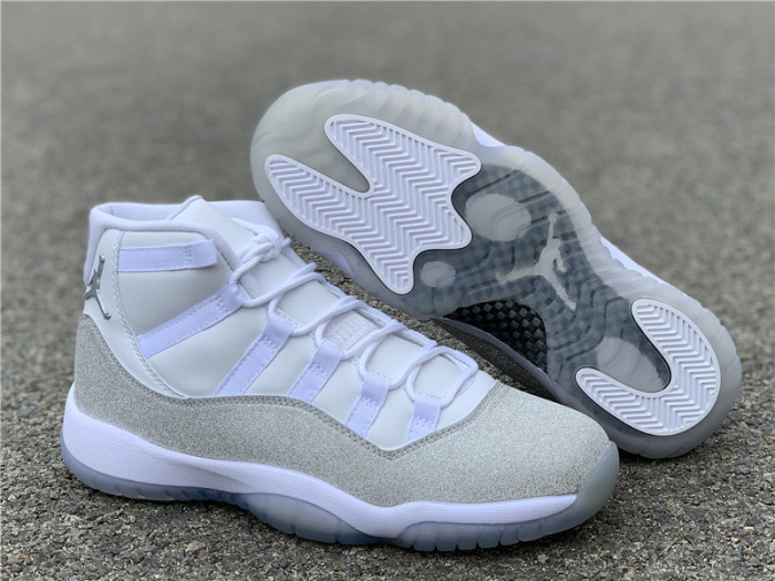 air jordan 11 retro "metallic silver" ar0715 100