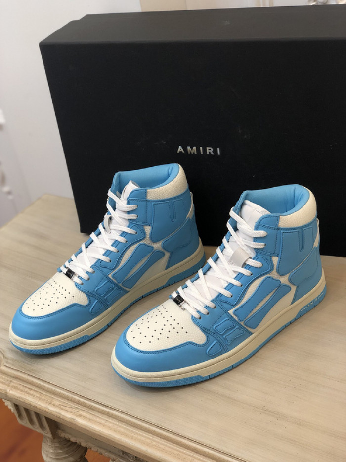 amiri* skel leather sneakers