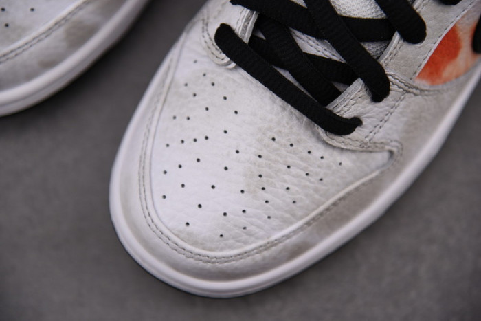 nike sb dunk low raygun tie-dye white - bq6832-101