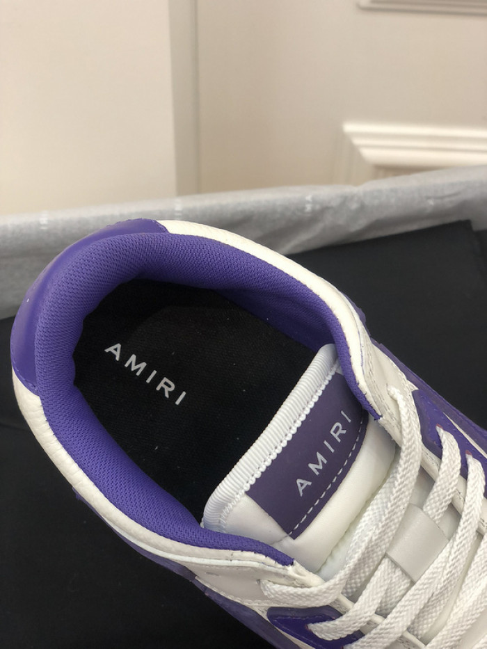 amiri* skel leather sneakers