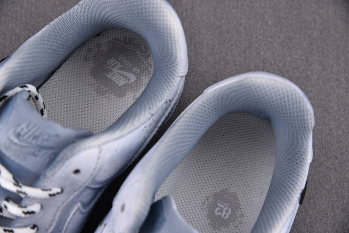 chrome hearts x nike air force 1 low 07 blue/black/white cw2288-111