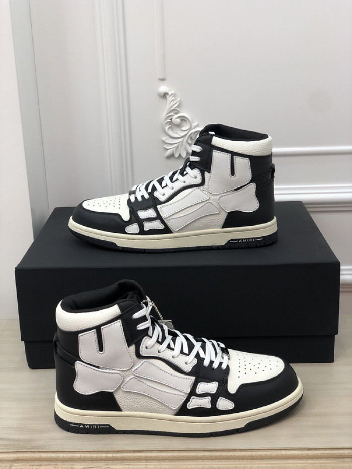 amiri* skel leather sneakers