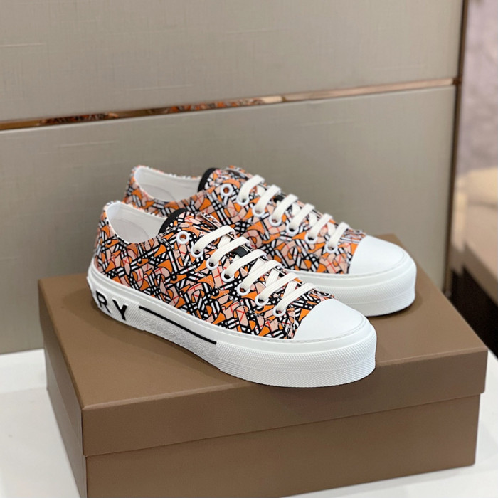 Bur*berry Vintage Check Cotton Sneakers