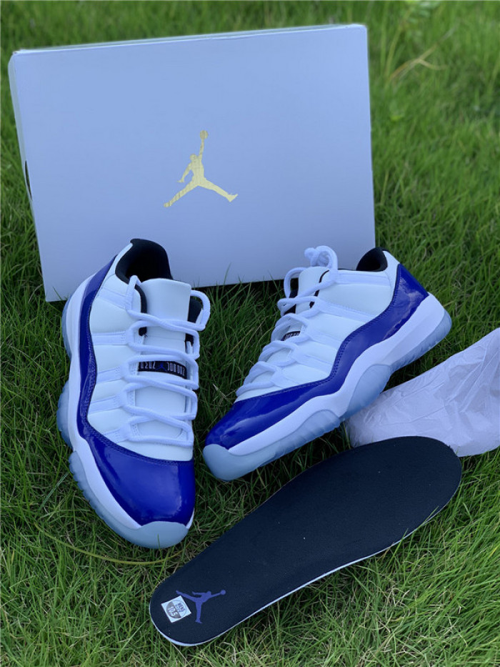air jordan 11 retro low white concord ah7860-100