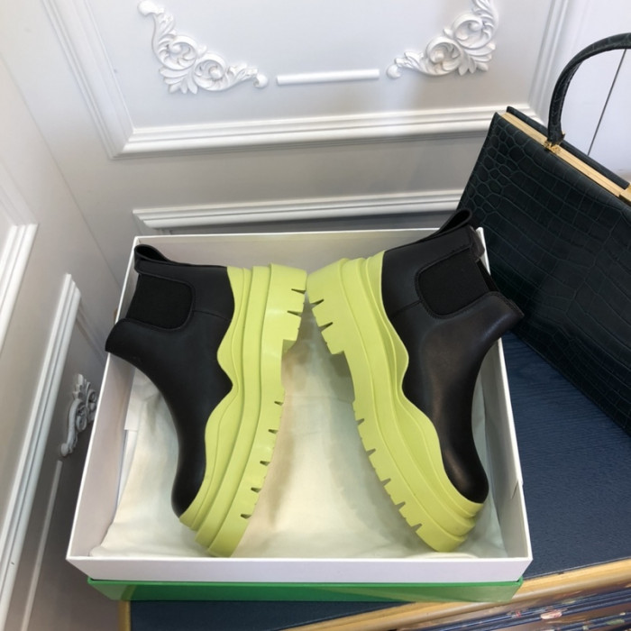 Botteg*Venta Tire Leather Ankle boots