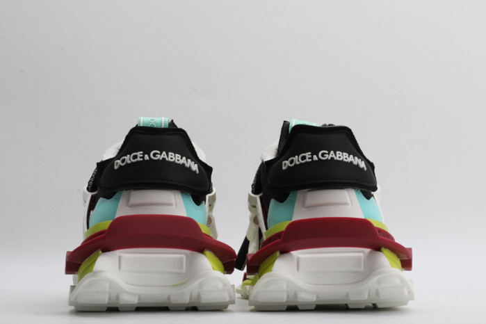 mixed-material space sneakers