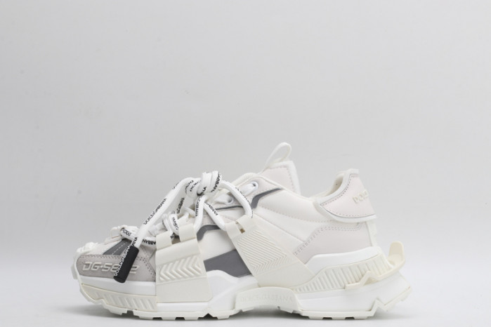 mixed-material space sneakers