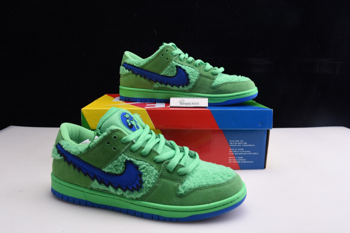 nike sb dunk low "grateful dead - green bear" - cj5378 300
